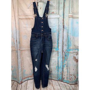 NOBO Bib Overalls M 7/9 Blue Denim 69% Cotton/ 21% Polyester/ 1 % Spandex